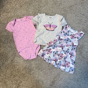 Sweet Butterfly Baby Clothes Bundle, 12-18 months, 18 months Girl Clothes
